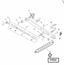 Py0018 Drawbar Fits For John Deere Tractor