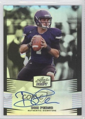 2012 Leaf Metal Draft Silver 94/99 Dan Persa #DP1 Rookie Auto RC 0st9