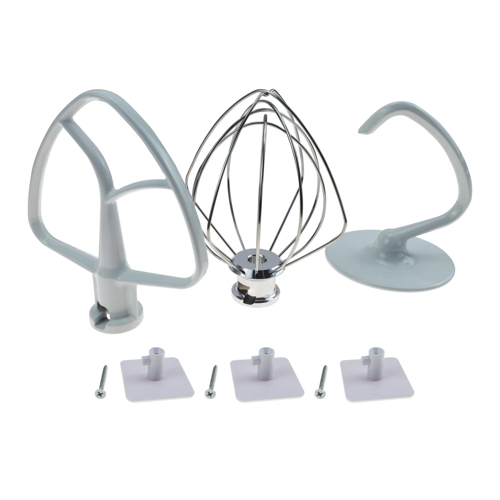 Mixer K45ww Whisk K45dh Dough Hook K45b Coated Flat Beater Three-Piece Set Su...