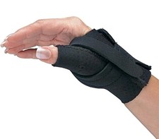 Comfort Cool Left Hand Size Medium Black Thumb CMC Restriction Splint New