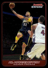 2006-07 Bowman Chrome #13 Al Harrington Indiana Pacers