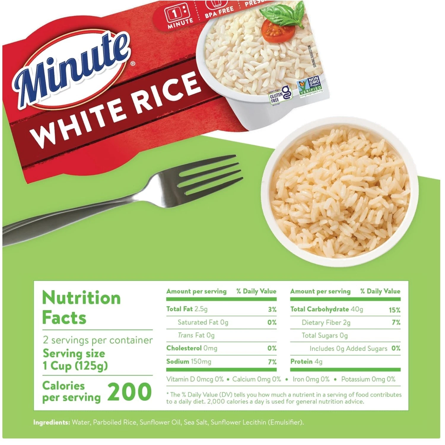 On-the-Go Microwavable White Rice Cups (8-Pack)
