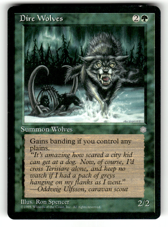 Dire Wolves C Ice Age