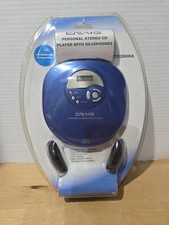 Craig CD2808A Personal CD Player with Headphones New Dirty Package