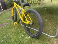 GT Pro Series BMX Bike 20" Yellow U-Brake Steel Frame Adjustable Seat