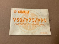 NOS GENUINE YAMAHA OWNERS MANUAL V50 V75 V90 STEP THRU 546 28199 21 1978