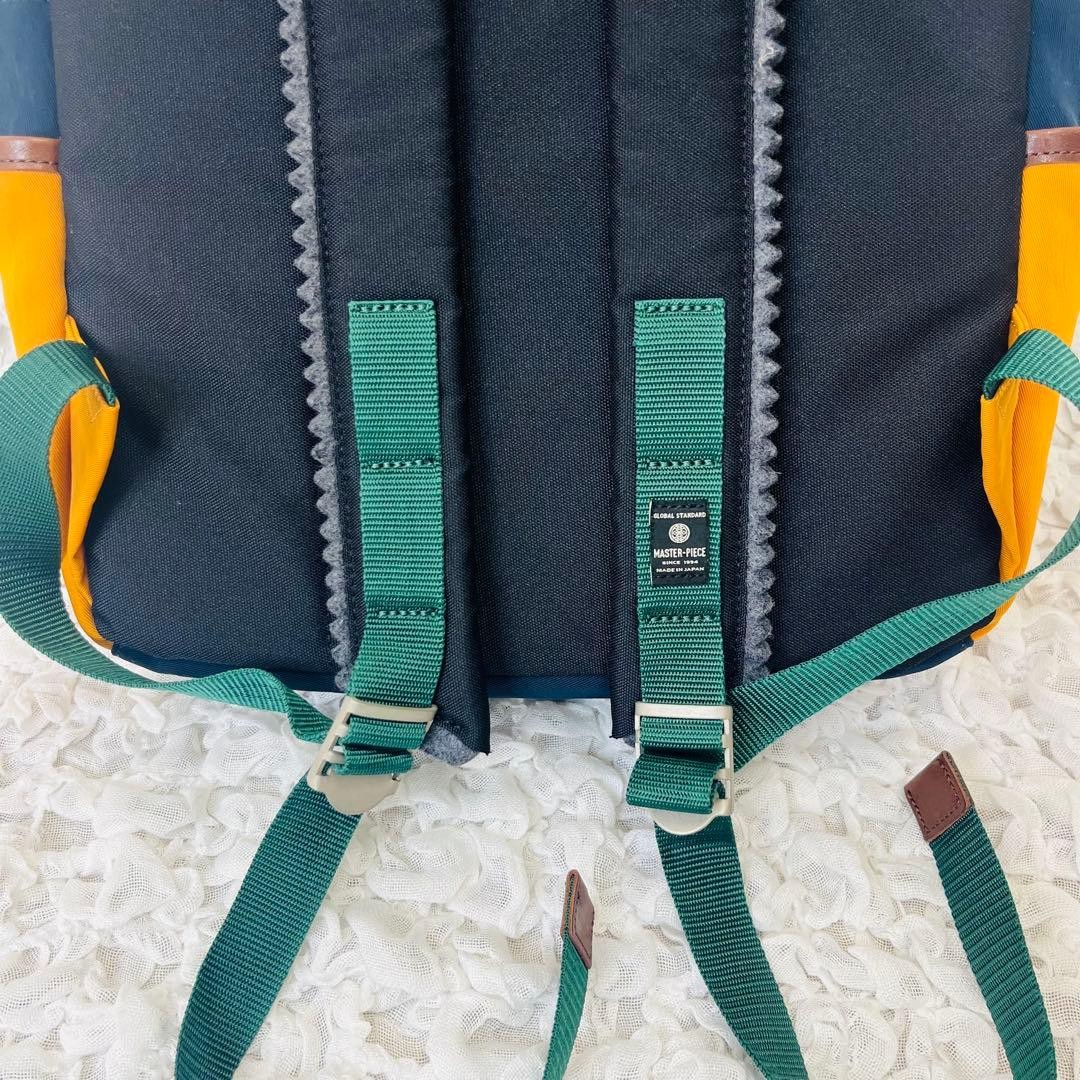 Masterpiece MASTER-PIECE Nylon Backpack Navy Oran… - image 10