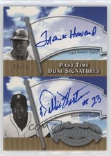 2005 Past Time Pennants Silver 13/15 Frank Howard Willie Horton #FHWH Auto h1f