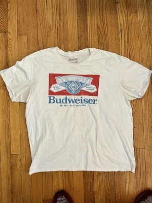 Budweiser King of Beers Retro style T Shirt (Officially Licensed) Adult Medium