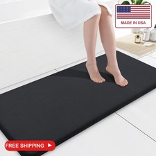 Smiry Memory Foam Bath Mat 47x17, Extra Soft and Absorbent Bathroom Rugs