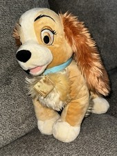 Genuine Original Authentic Disney Store Lady and the Tramp Lady Plush Stuffed
