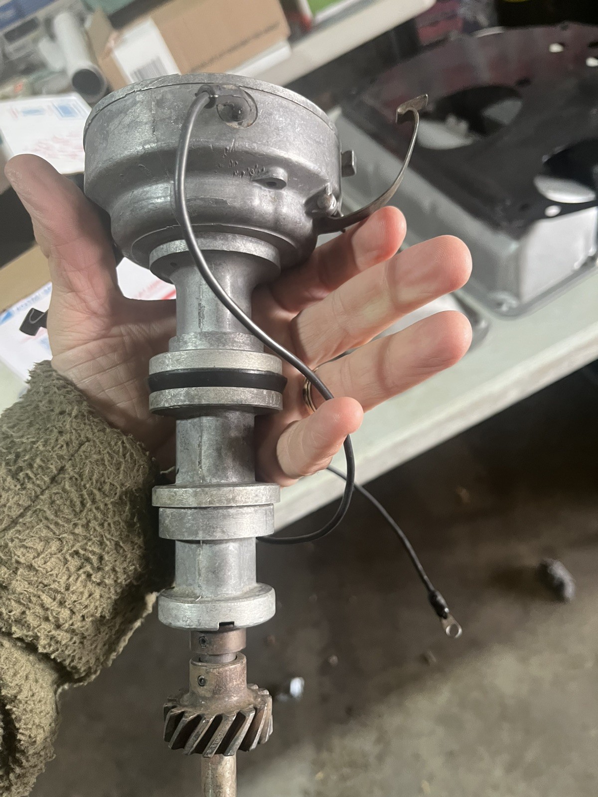 C5AF-12127-E Very Nice Used Dual Point Distributor  Shelby fomoco   may 65