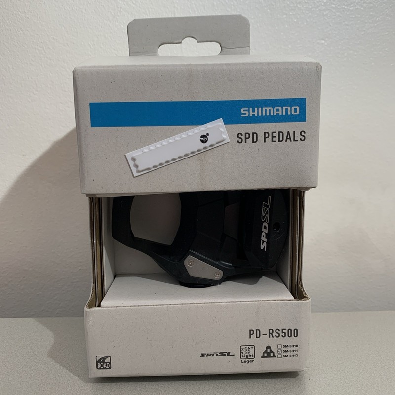 Shimano PD-RS500 SPD-SL Road Bike Clipless Pedals + Cleats