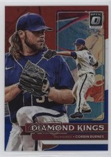 2022 Donruss Optic Diamond Kings Red White & Blue Prizm /199 Corbin Burnes 17ok