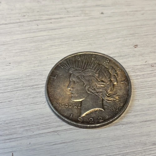 1922 Peace Dollar, condition as pictured.  90% silver. Time To Buy!