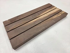13" Awesome Unique Set of 4 Walnut Live-edge Slab Lumber Kiln-dried Wood