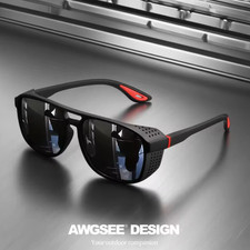 Polarized Sports Sunglasses UV400 Windproof Cycling Running Outdoor Unisex Eyewe
