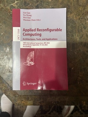 Applied Reconfigurable Computing September 2022 Symposium