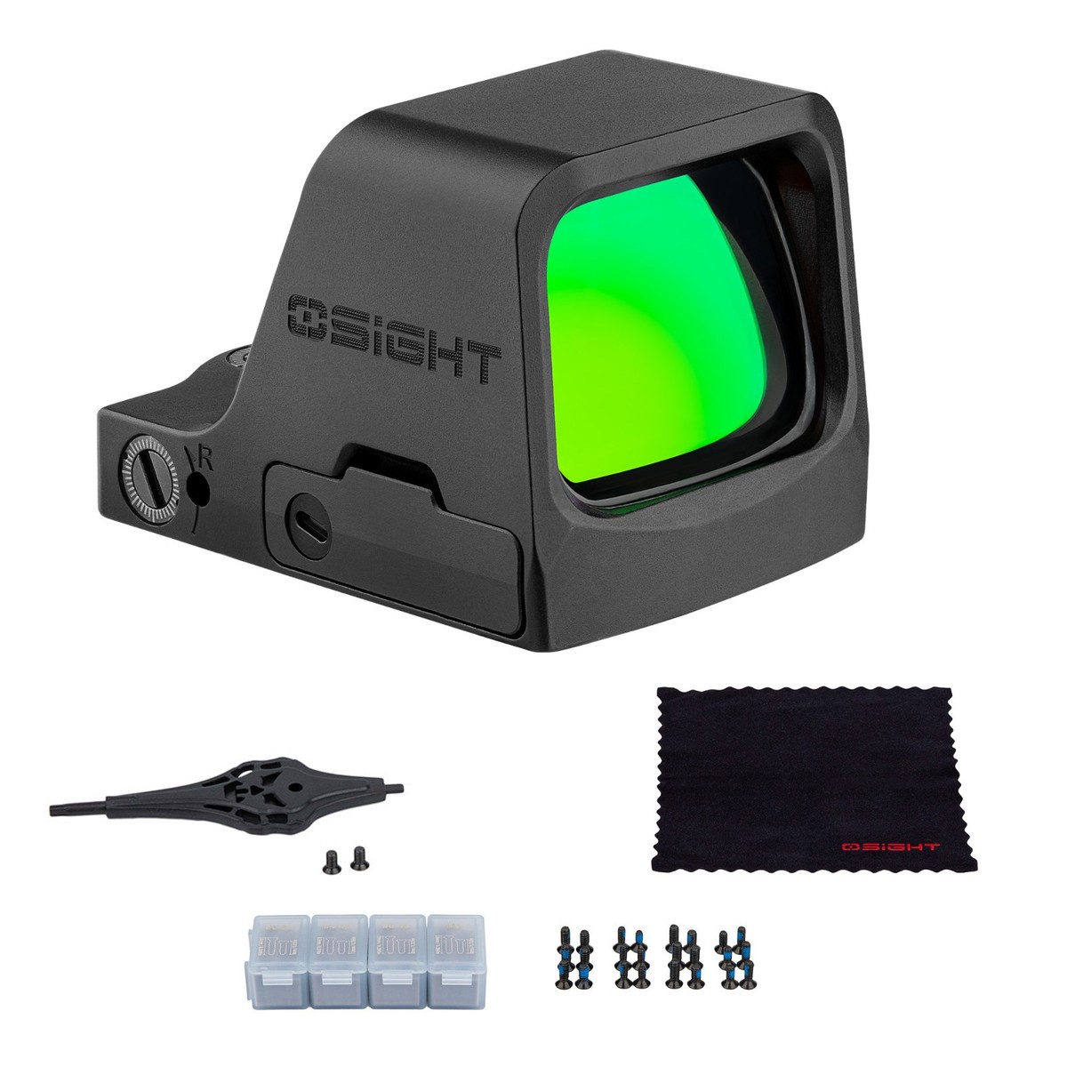 Osight C 3 MOA Dot + 32 MOA Circle Multi-Reticle Sight + Side-Load