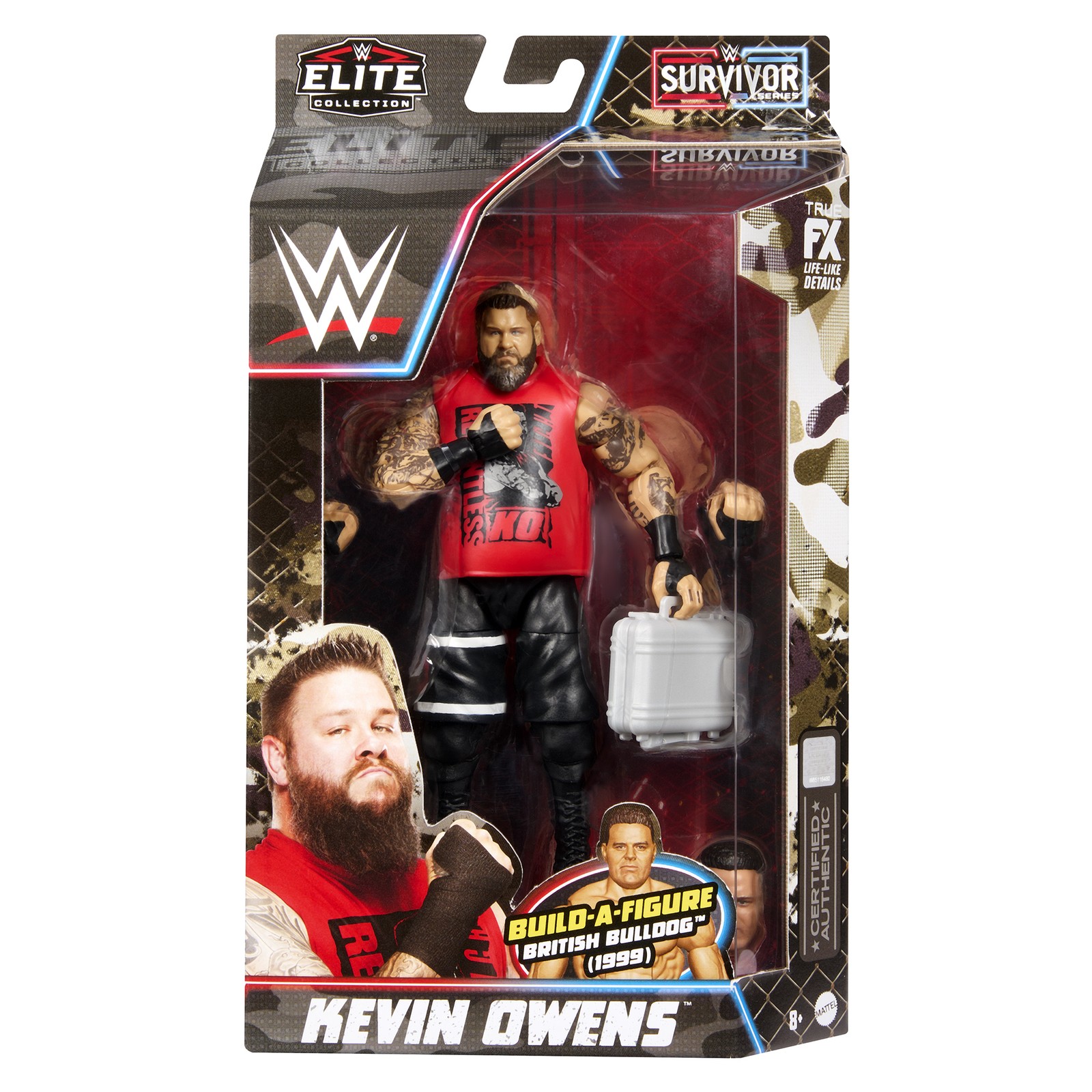 Kevin Owens - WWE Elite Survivor Series 2023 Mattel Toy Wrestling Figure