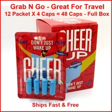 FORMULA 1635 MG.CHEER UP - 4 Count Pack ( 12 Packs ) 48 Capsules - Full Box