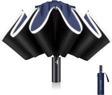 Umbrella Pro | UPF 50+ 99% UV Protection, Reflective Safety Strip, Sturdy