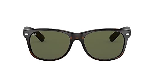 Солнцезащитные очки Ray-Ban RB2132 New Wayfarer квадратной формы Черепаха G15 Зеленый 52 мм 26790₽