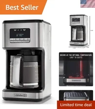 High-Performance 14-Cup Coffee Maker - Programmable & Warming Plate Options