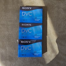 3 Sealed Sony Premium DVM60PRL DVC MIni DV SP 60 90 LP Video Tape Lot