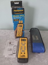 New Fieldpiece dual temperature digital thermometer ST4 +case rugged field HVACR