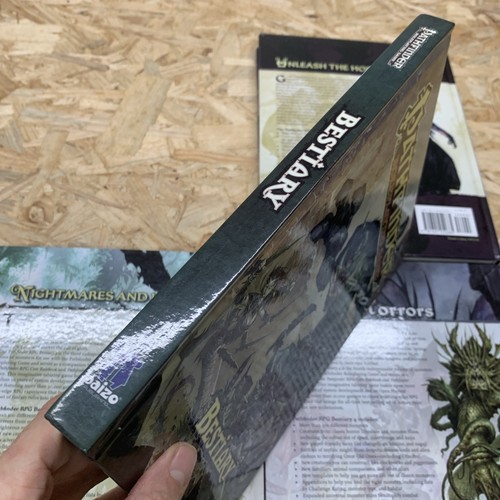 Lote de trabajos Pathfinder RPG Bestiary 1 2 3 4 - Tapa dura Paizo - 3 son primera impresión - Imagen 10 de 24