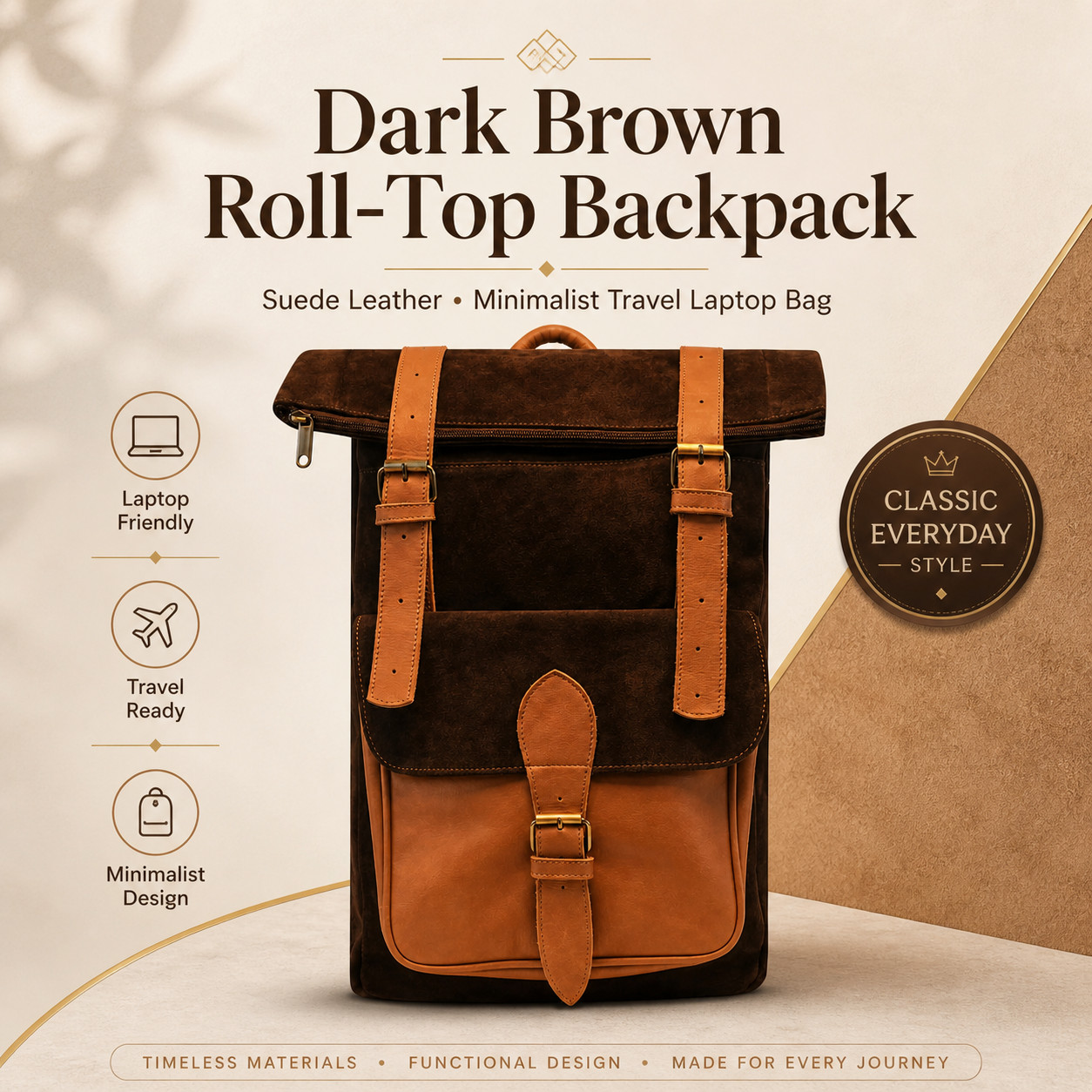 Minimalist Travel Laptop Bag