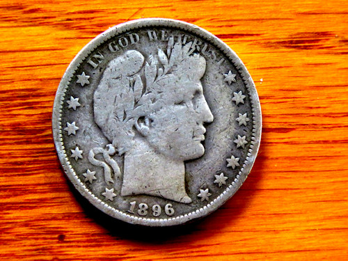 Better Date Original Problem Free Very Good+ 1896-O Barber Silver Half Dollar P1