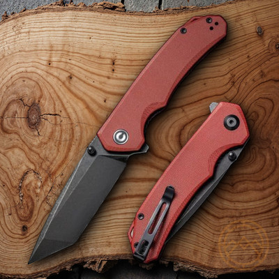 Civivi Brazen Linerlock Folding Knife 3.5'' Black D2 Tool Steel Blade G10 Handle