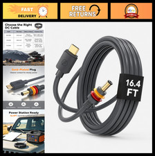 16.4FT USB-C to DC Power Cable for Starlink Mini, Fast Charging, Durable Design