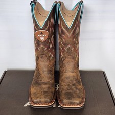 Ariat Square Toe Brown Boots for Women for sale