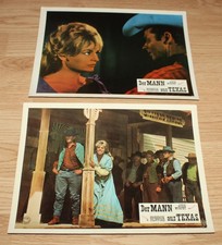 **DER MANN AUS TEXAS** 2 Orig. Karton AHF-1966- Audie Murphy, Broderick Crawford