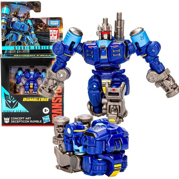 "Transformers Deception Rumble Concept Art Studio Serie Core 3.75\" Figure Hasbro"-image
