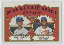 2021 Topps Heritage Rookie Stars Brady Singer Nick Heath #129 0o6v