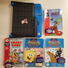 LeapFrog LeapPad Pro Learning System 4 Books Grade 1 - 3 Working Educational
