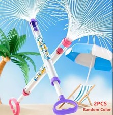 Pistola de agua de fuegos artificiales para niños verano piscina al aire libre playa fiesta juguete regalo 2 piezas