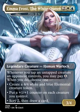 Hylda of the Icy Crown Retheme Foil Alter | Emma Frost Custom Card | Marvel MTG