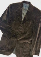 Hugo Boss Brown Cotton Blazer 52R US 42R Made in Germany Fellini Model Jacket