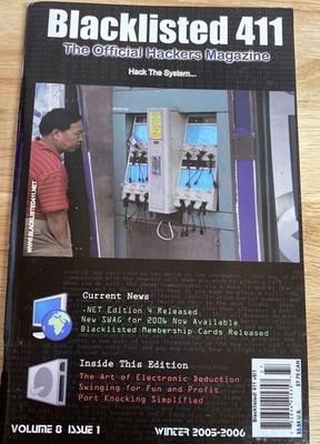 Lot 1 Blacklisted 411 Official Hackers Magazine Summer 2005-2006