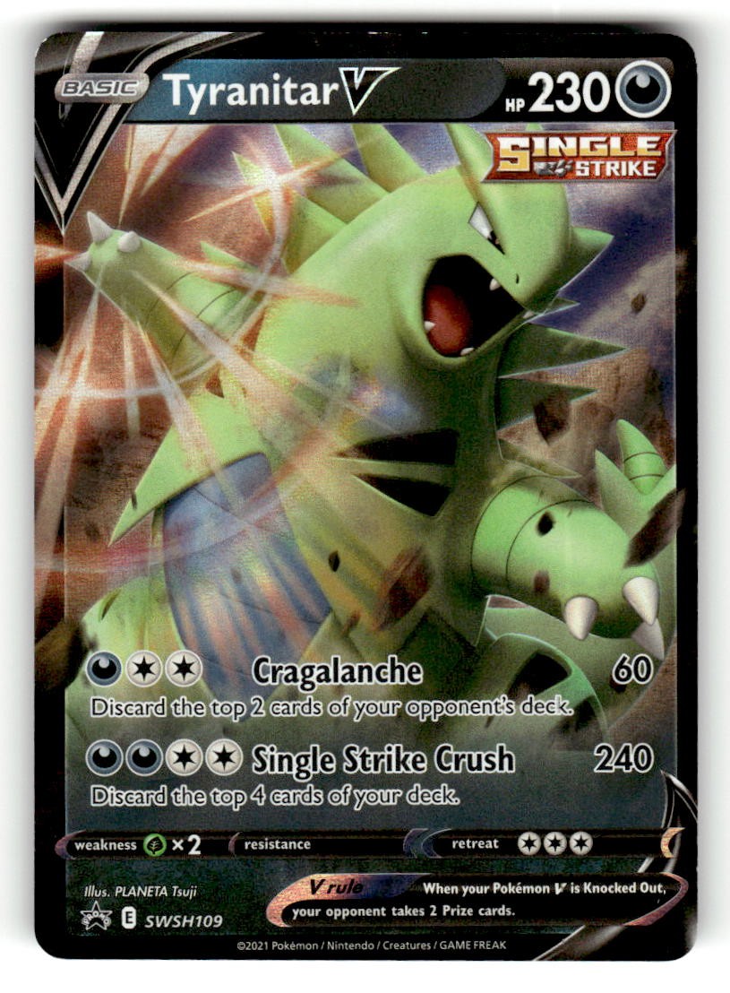 Tyranitar V SWSH109 Promo Sword & Shield Promo Pokemon Near Mint