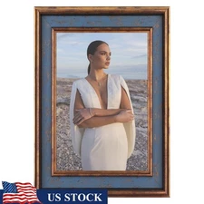 DIY Picture Frame Wall Art Display Hand-Finished Photo Frame Home Office Gift US