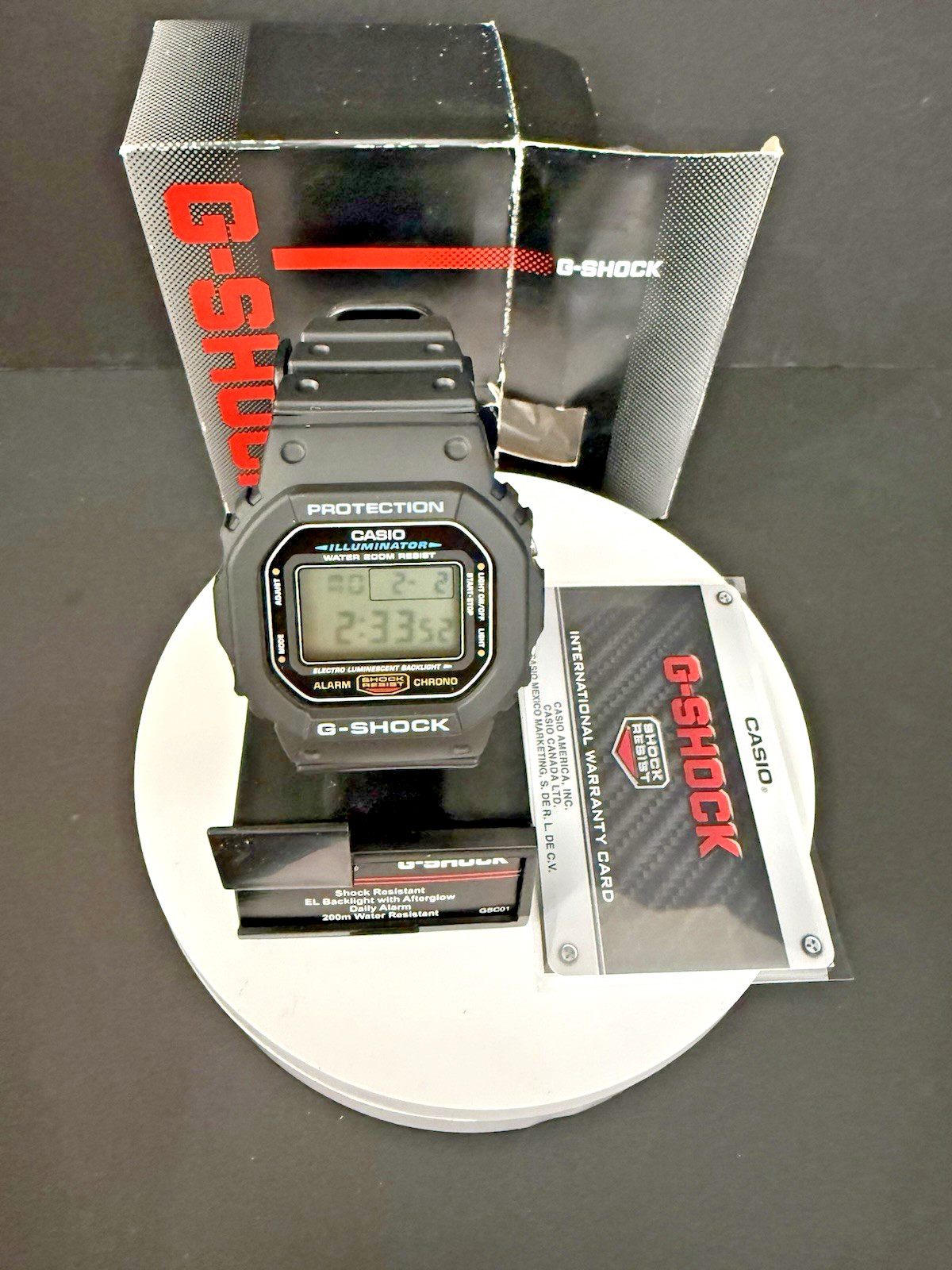 Casio G-SHOCK DW-5600E-1VCT Quartz Digital Black Water-Resistant BRAND NEW