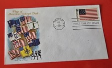 Flags Of American Colonial Days Flag 1968 First Day Cover Stamp
