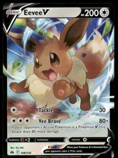 EEVEE V 108/159 HOLO V RARE CROWN ZENITH POKEMON NM on eBay