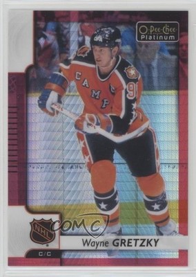 2017-18 O-Pee-Chee Platinum Legends Red Prism 158/199 Wayne Gretzky #150 HOF 4p5